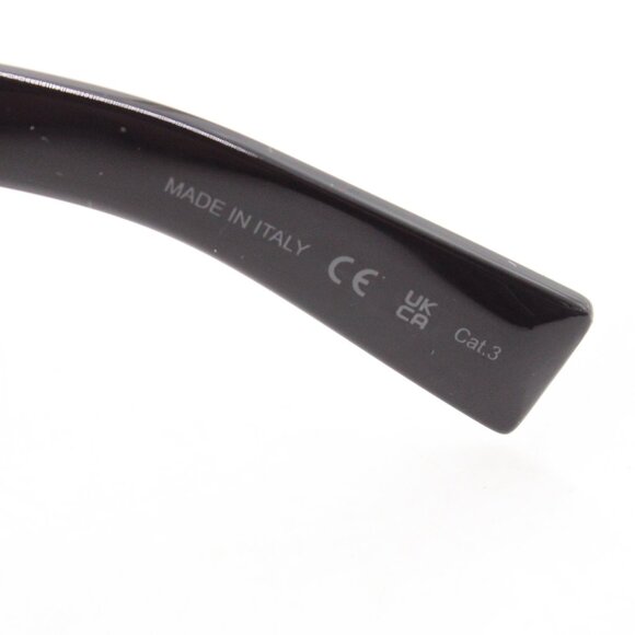 Pre-Owned Saint Laurent SLM119 Blaze Oversized Cat Eye Sunglasses in Black/Gold - Picture 9 of 12